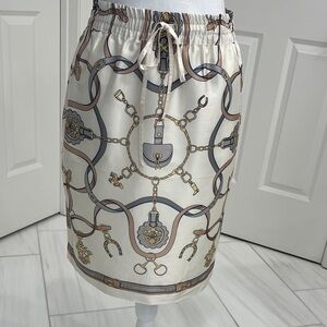 Chic Chain Print  Skirt